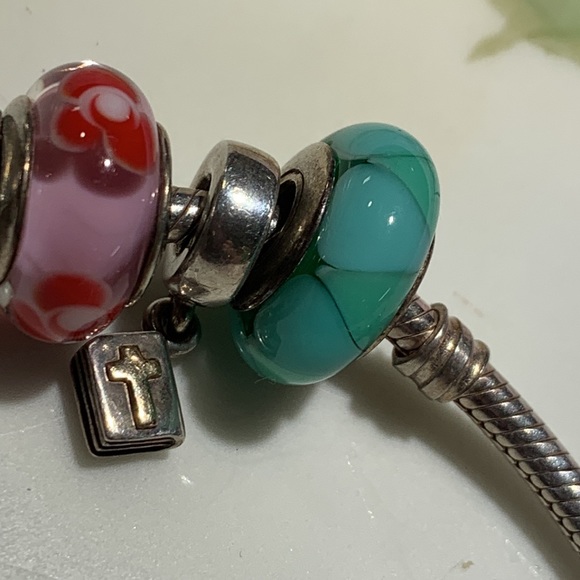 7 inch original Pandora bracelet - Picture 8 of 9